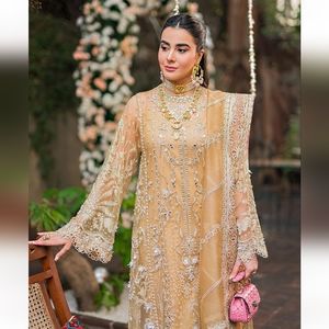 Suffuse by Sana Yasir medium beige dress 4 pieces